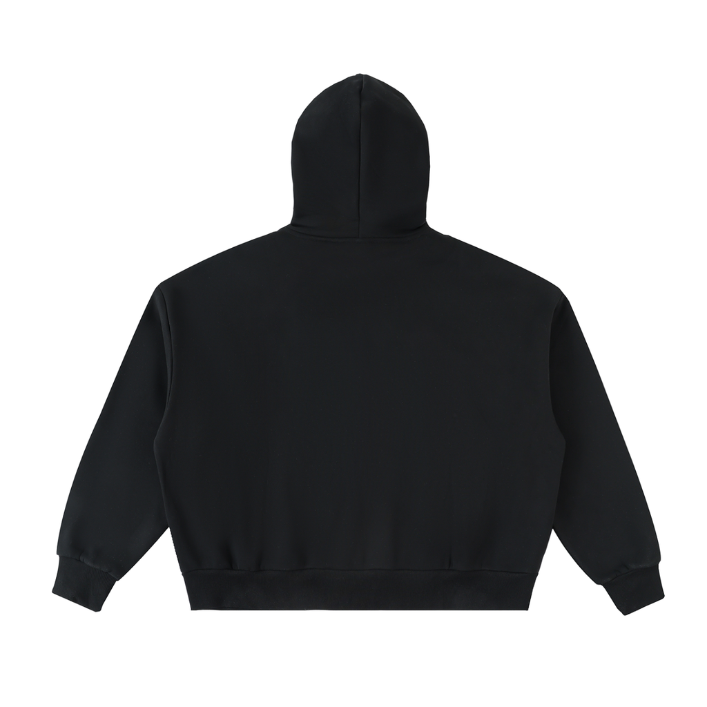 Full Zip Up Rose Hoodie